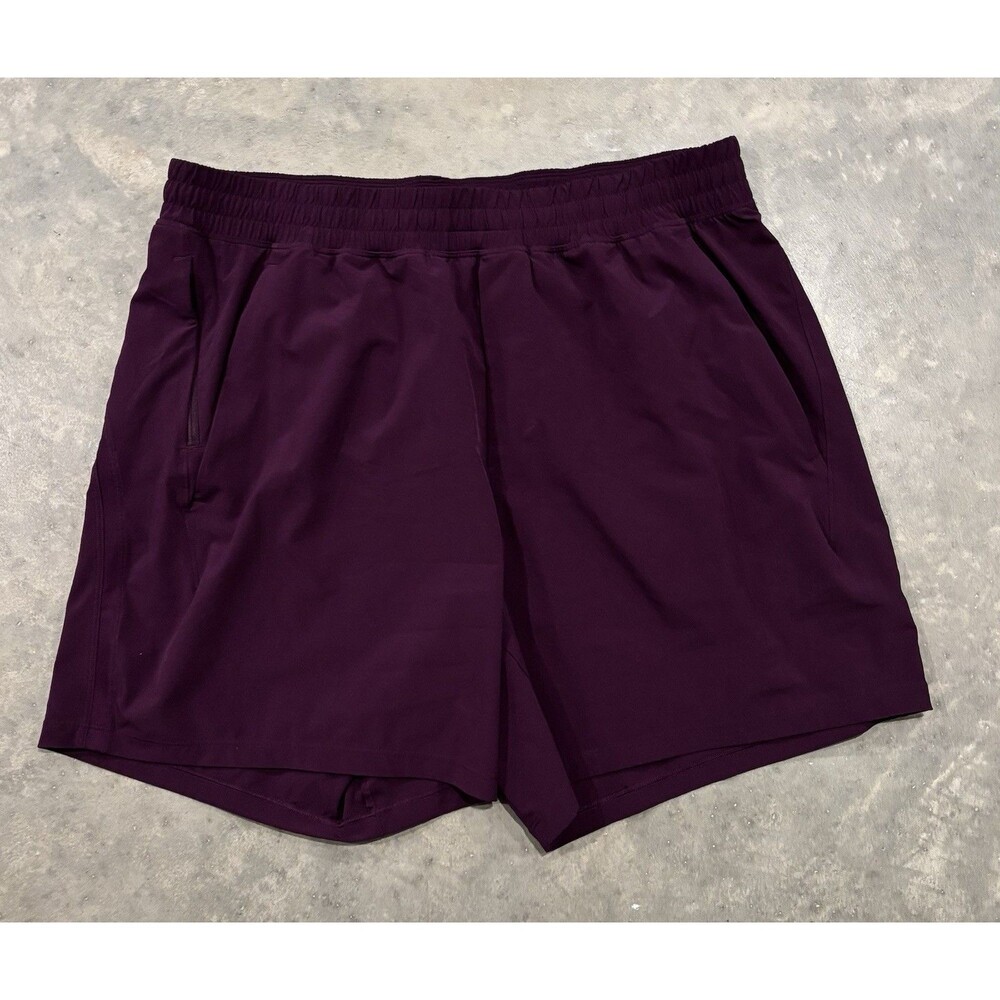 Lululemon Pace Breaker Shorts Mens XL Maroon 7” Inseam Linerless
